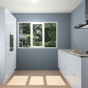 Sneeuwwitte Hoogglans keuken Bytom 58646