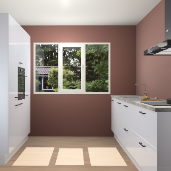 Sneeuwwitte Hoogglans keuken Bytom 58648