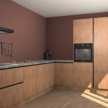 Astoria Eiken greeploze keuken Portland 76676