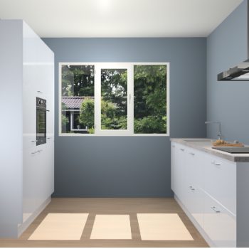 Sneeuwwitte Hoogglans keuken Bytom 59010