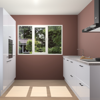 Sneeuwwitte Hoogglans keuken Bytom 59016