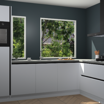 Sneeuwwitte greeploze keuken Cannes 72878