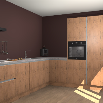 Astoria Eiken greeploze keuken Portland 76691