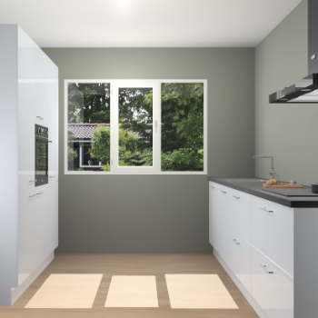 Sneeuwwitte Hoogglans keuken Bytom 59036