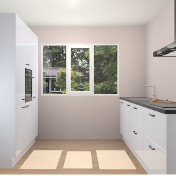 Sneeuwwitte Hoogglans keuken Bytom 59040