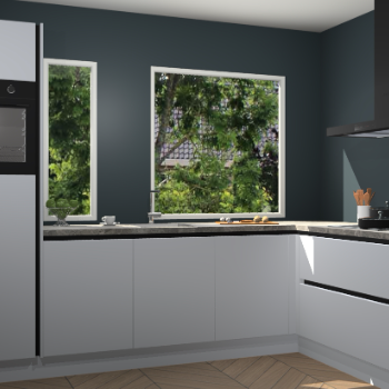 Sneeuwwitte greeploze keuken Cannes 72960