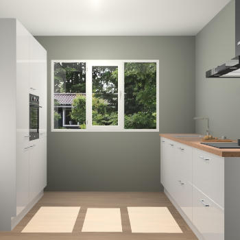 Zijdegrijze Hoogglans keuken Bytom 59060