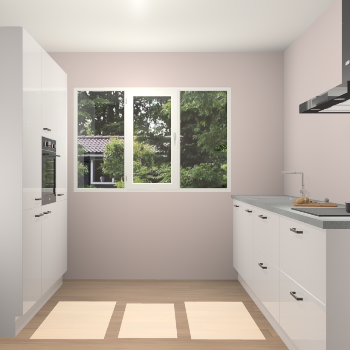 Zijdegrijze Hoogglans keuken Bytom 59088