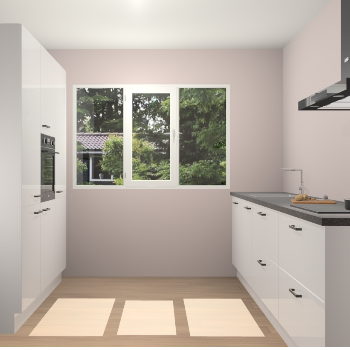 Zijdegrijze Hoogglans keuken Bytom 59094