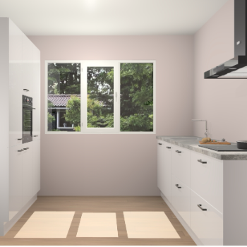 Zijdegrijze Hoogglans keuken Bytom 59171