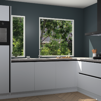 Sneeuwwitte greeploze keuken Cannes 72967