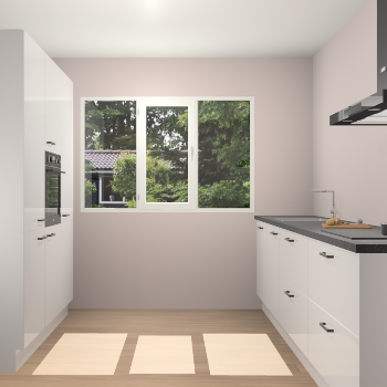 Zijdegrijze Hoogglans keuken Bytom 59460