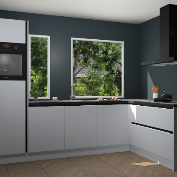 Sneeuwwitte greeploze keuken Cannes 72975