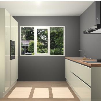 Magnolia Hoogglans greeploze keuken Bytom 59486