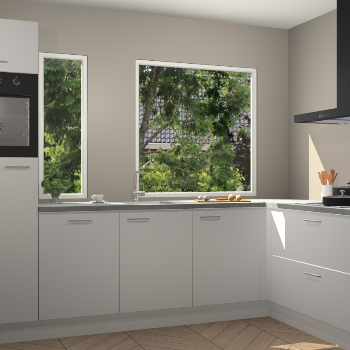 Zijdegrijze keuken Cannes 73015