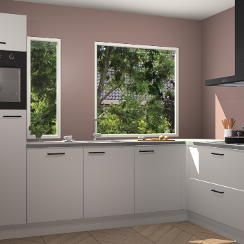 Zijdegrijze keuken Cannes 73017