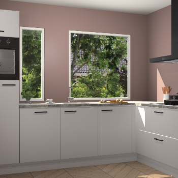 Zijdegrijze keuken Cannes 73054