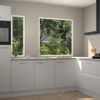 Zijdegrijze keuken Cannes 73058