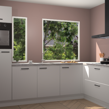 Zijdegrijze keuken Cannes 73060