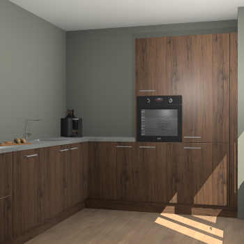 Noten keuken Portland 76951