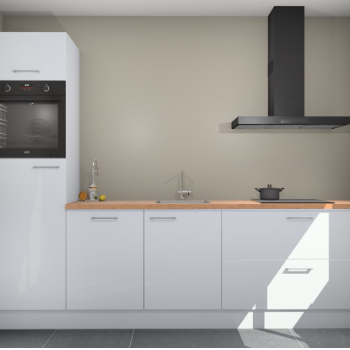 Sneeuwwitte hoogglans keuken Tokelau 44749