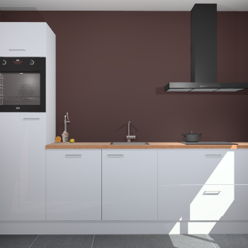 Sneeuwwitte hoogglans keuken Tokelau 44750