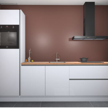 Sneeuwwitte hoogglans greeploze keuken Tokelau 44751