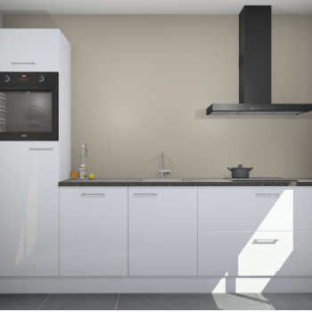 Sneeuwwitte hoogglans keuken Tokelau 44785