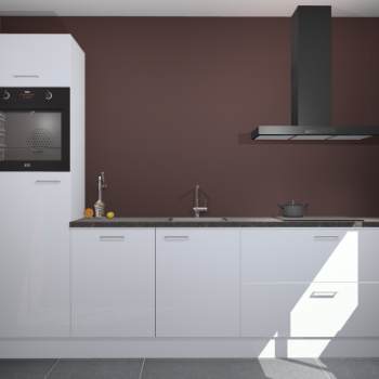 Sneeuwwitte hoogglans keuken Tokelau 44786