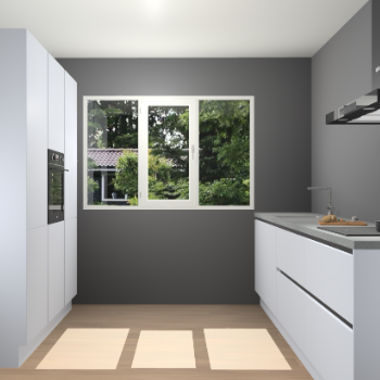 Sneeuwwitte Greeploze keuken Bytom 55436