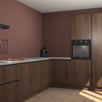 Noten greeploze keuken Portland 76989