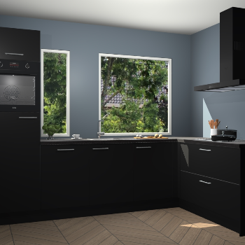 Zwarte keuken Cannes 74160