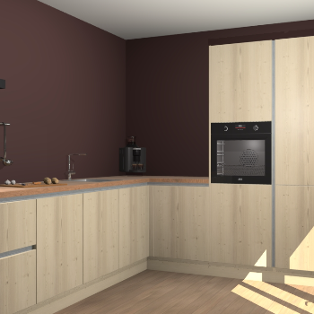 Vuren greeploze keuken Portland 77021