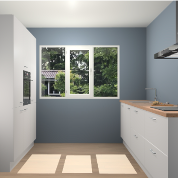 Zijdegrijze  keuken Bytom 55633