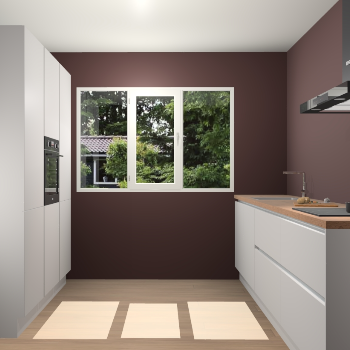 Zijdegrijze Greeploze keuken Bytom 55634