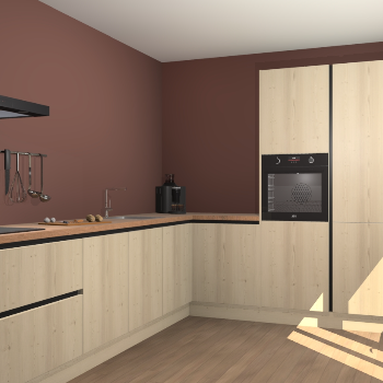 Vuren greeploze keuken Portland 77024