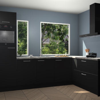 Zwarte keuken Cannes 74170