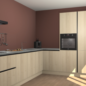 Vuren greeploze keuken Portland 77066