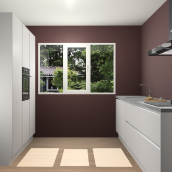 Zijdegrijze Greeploze keuken Bytom 55654