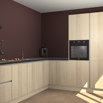 Vuren greeploze keuken Portland 77074