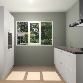 Zijdegrijze  keuken Bytom 55657