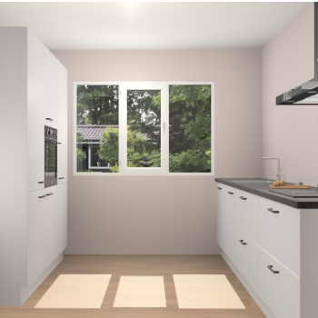 Zijdegrijze  keuken Bytom 55661