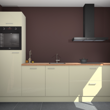 Magnolia hoogglans keuken Tokelau 45019