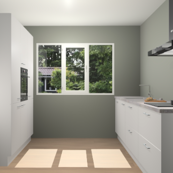 Zijdegrijze  keuken Bytom 55689