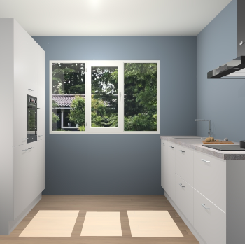 Zijdegrijze  keuken Bytom 55690