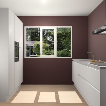 Zijdegrijze Greeploze keuken Bytom 55691