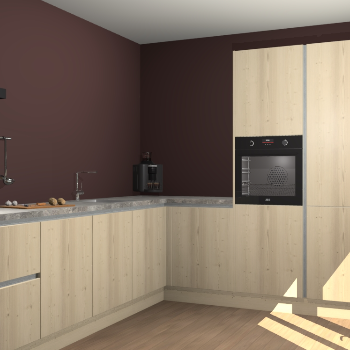 Vuren greeploze keuken Portland 77093