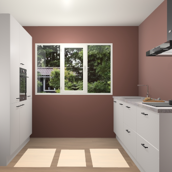 Zijdegrijze  keuken Bytom 55692