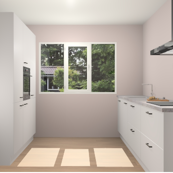 Zijdegrijze  keuken Bytom 55693