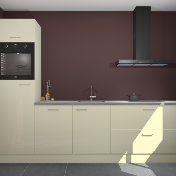 Magnolia hoogglans keuken Tokelau 45037